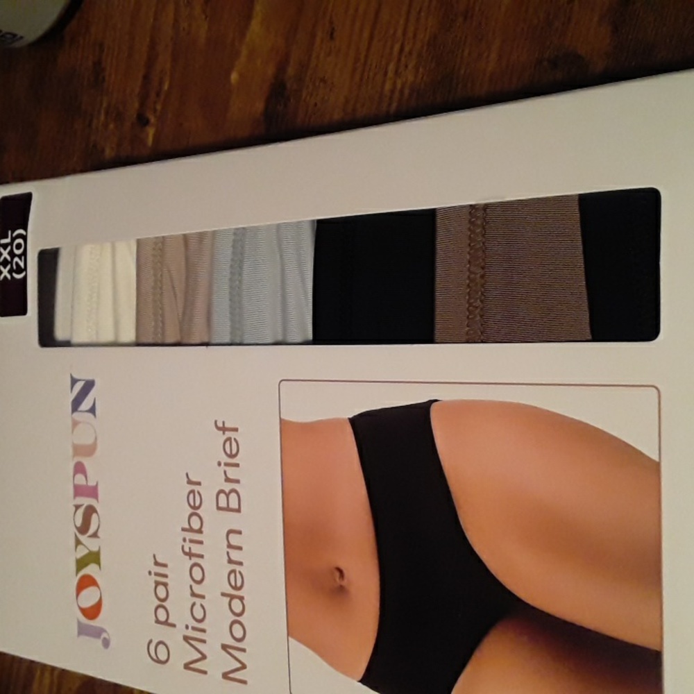 NWT Various Sizes Joyspun 6pair Microfiber Modern Brief - Picture 4 of 12